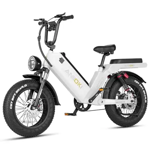 ANIIOKI eBike,AQ177 PRO MAX Electric Bike,48/52V 60Ah Electric Commuting Bike,200Miles Long Range, Peak 1200W Power Ebike, Electric Bicycle for Adults
